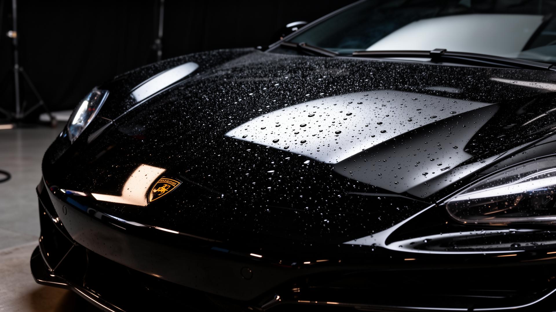 Professional car detailing in Orlando FL - glossy ceramic coated vehicle